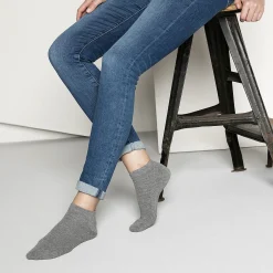 Best Birkenstock 2 Pack Cotton Sole Sneaker Gray Melange
