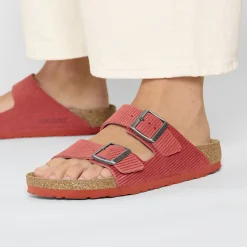 Shop Birkenstock Arizona Corduroy Sienna Red