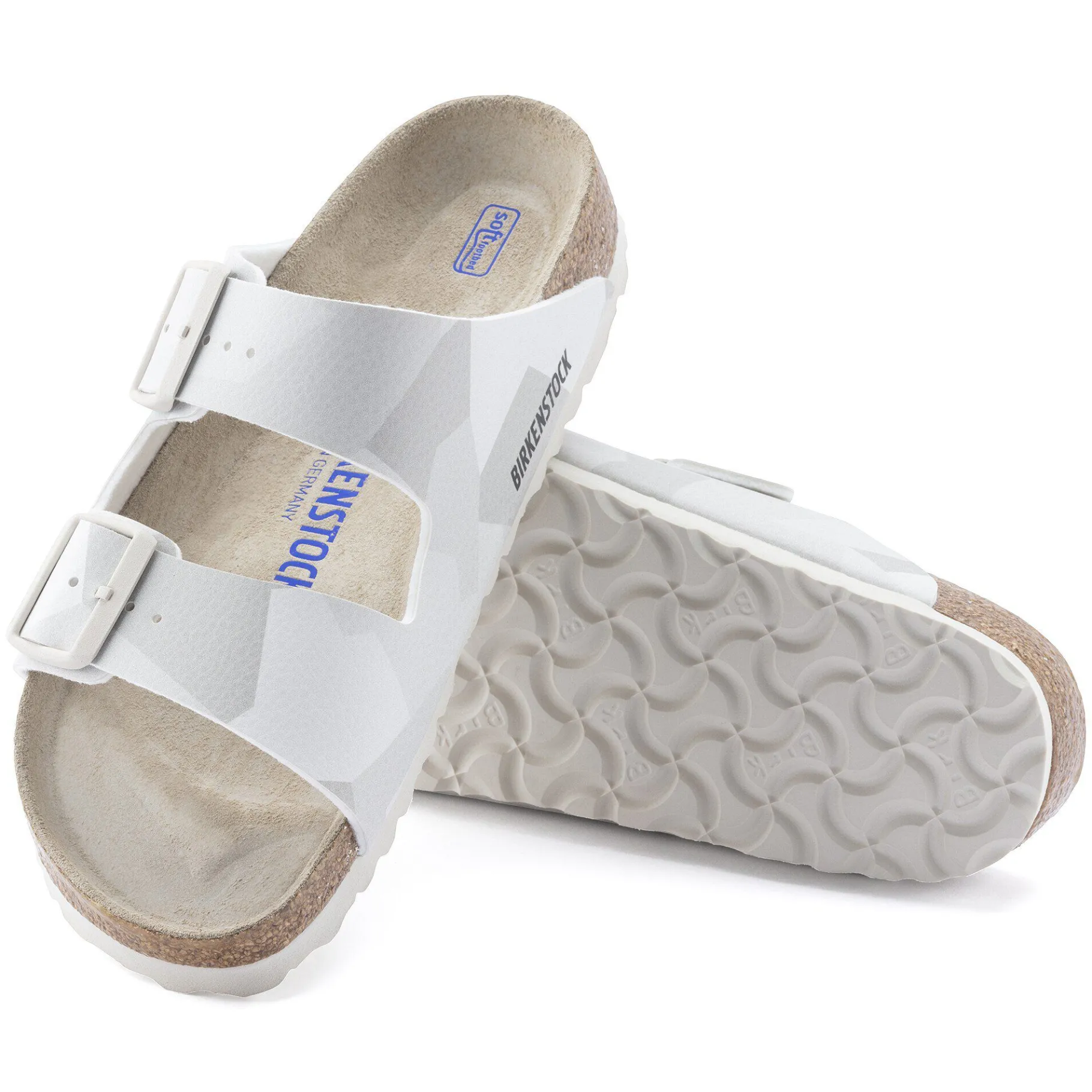 Flash Sale Birkenstock Arizona Desert Soil Geo Camo Snow White