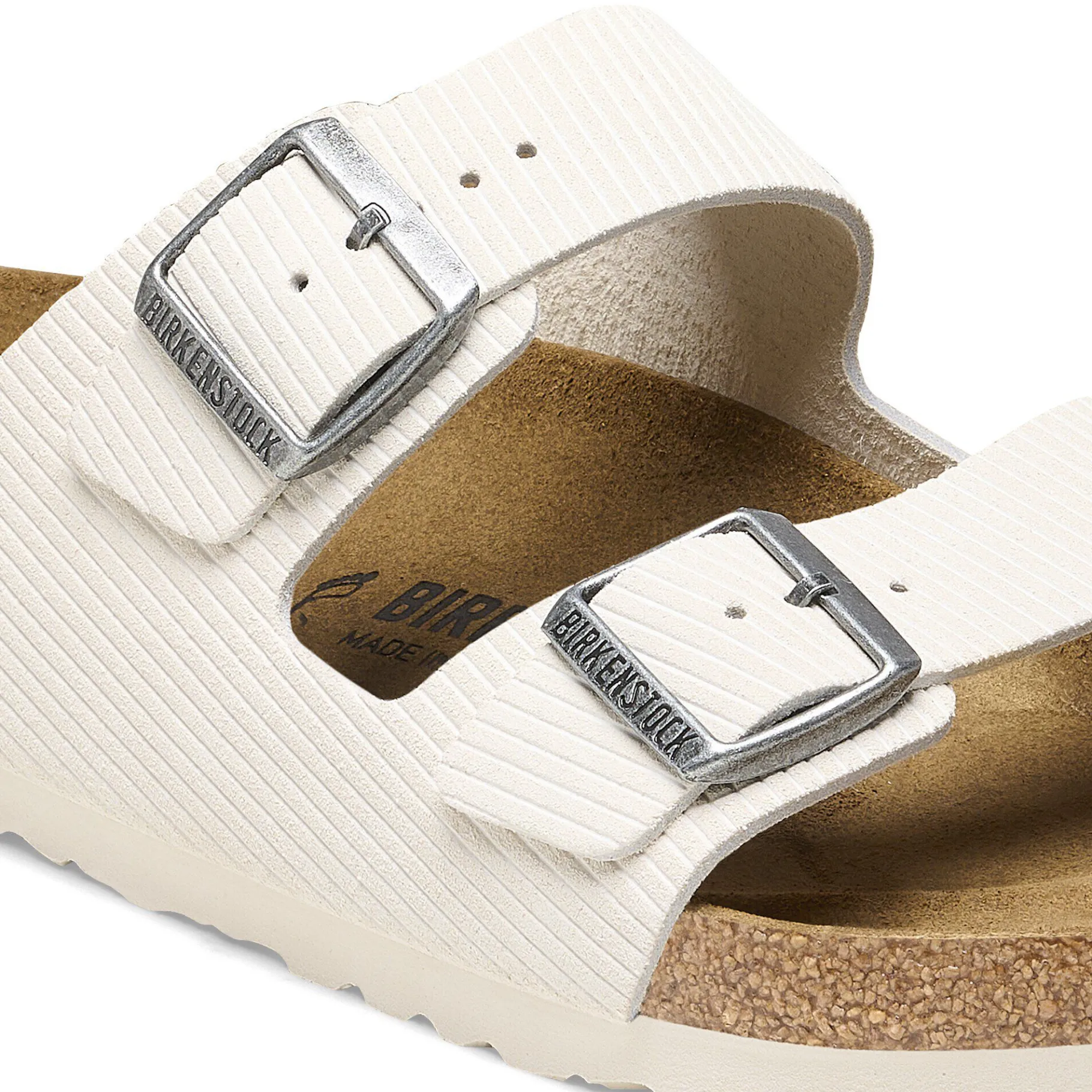 Flash Sale Birkenstock Arizona Corduroy Antique White