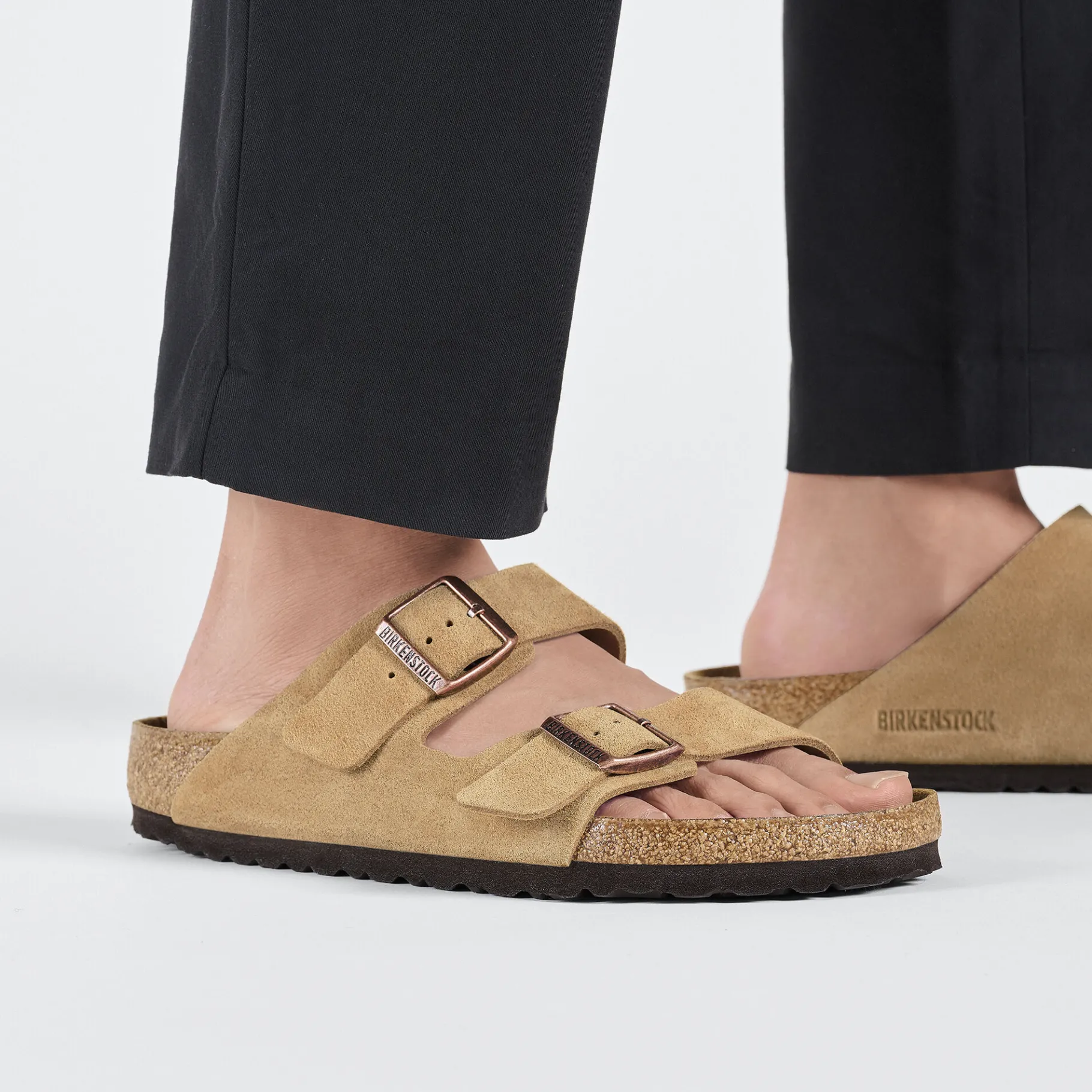 New Birkenstock Arizona Latte Cream