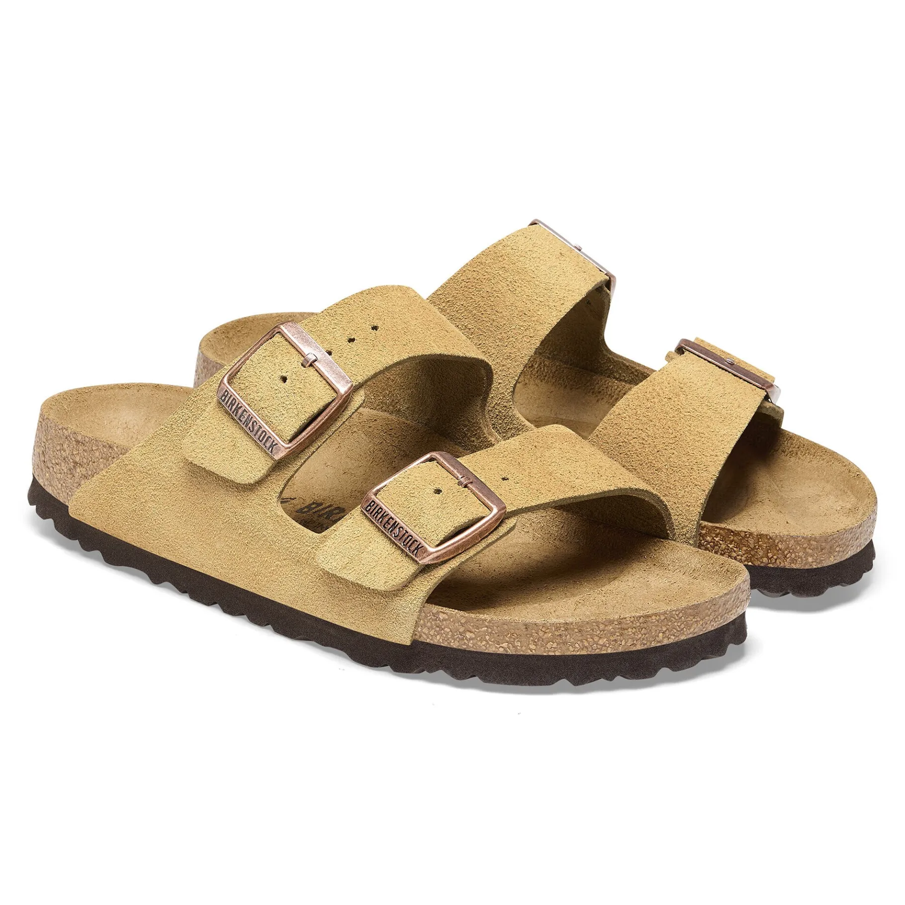New Birkenstock Arizona Latte Cream