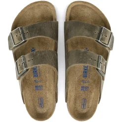 Clearance Birkenstock Arizona Blod Fodseng Faded Khaki