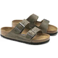 Clearance Birkenstock Arizona Blod Fodseng Faded Khaki