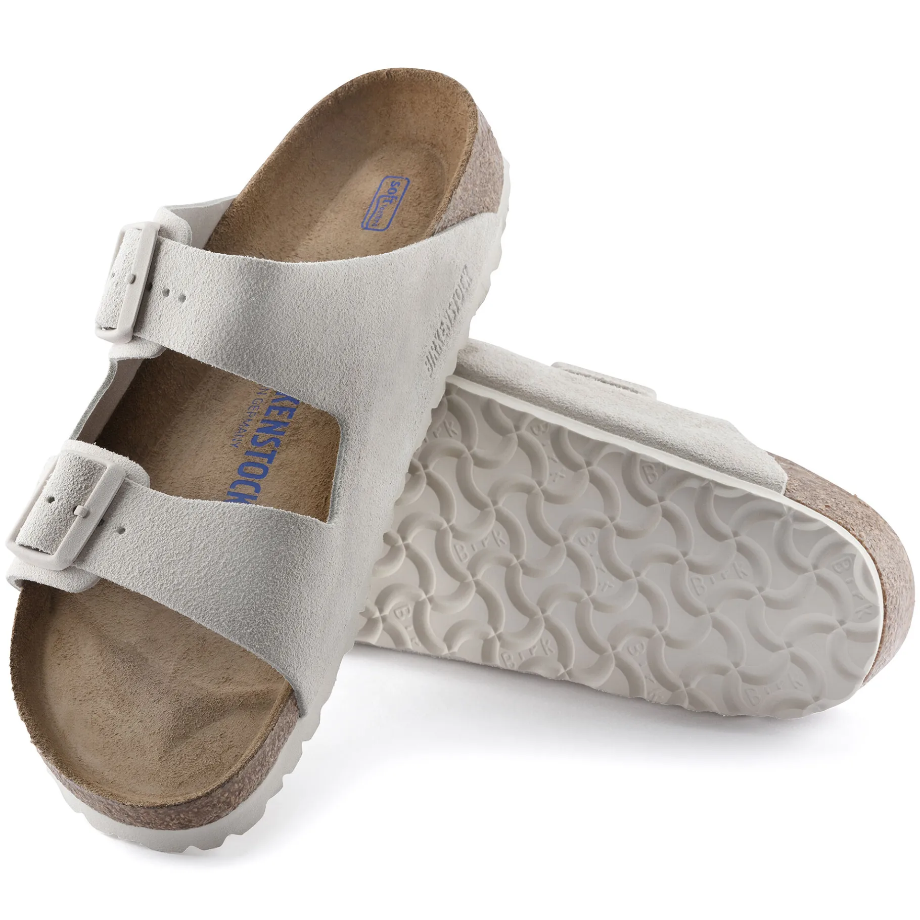 Shop Birkenstock Arizona Blod Fodseng Antique White