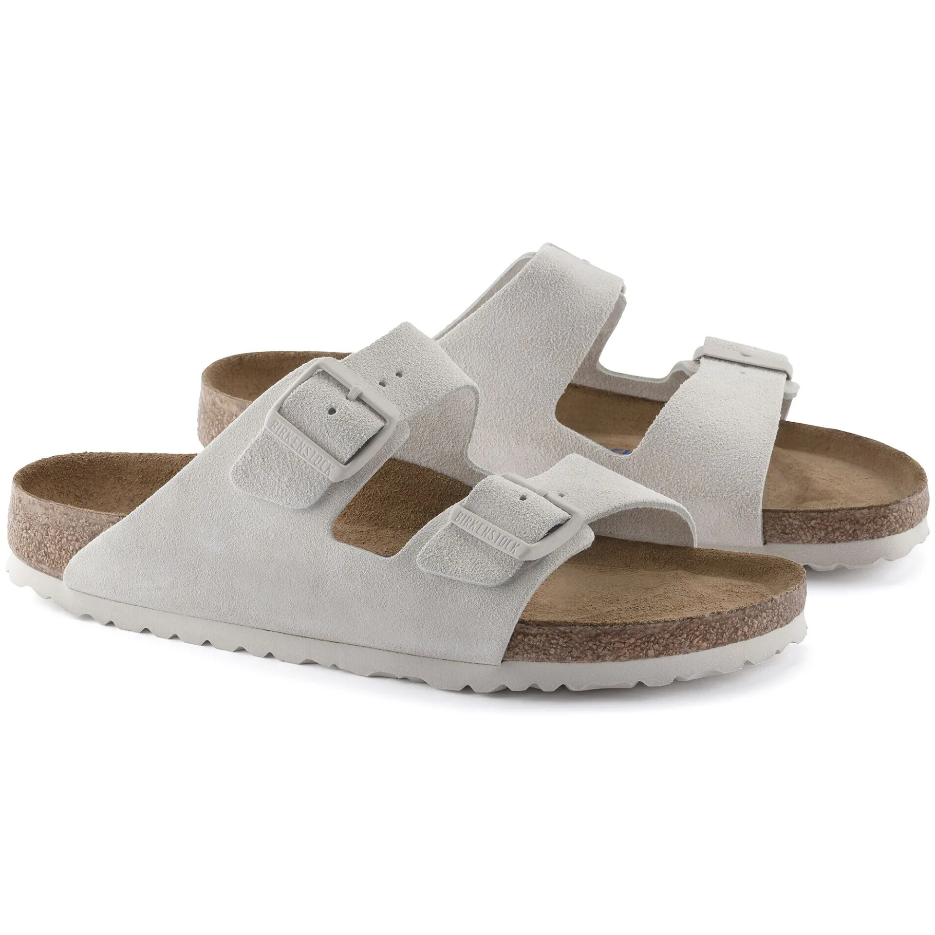 Shop Birkenstock Arizona Blod Fodseng Antique White