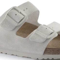 Shop Birkenstock Arizona Blod Fodseng Antique White