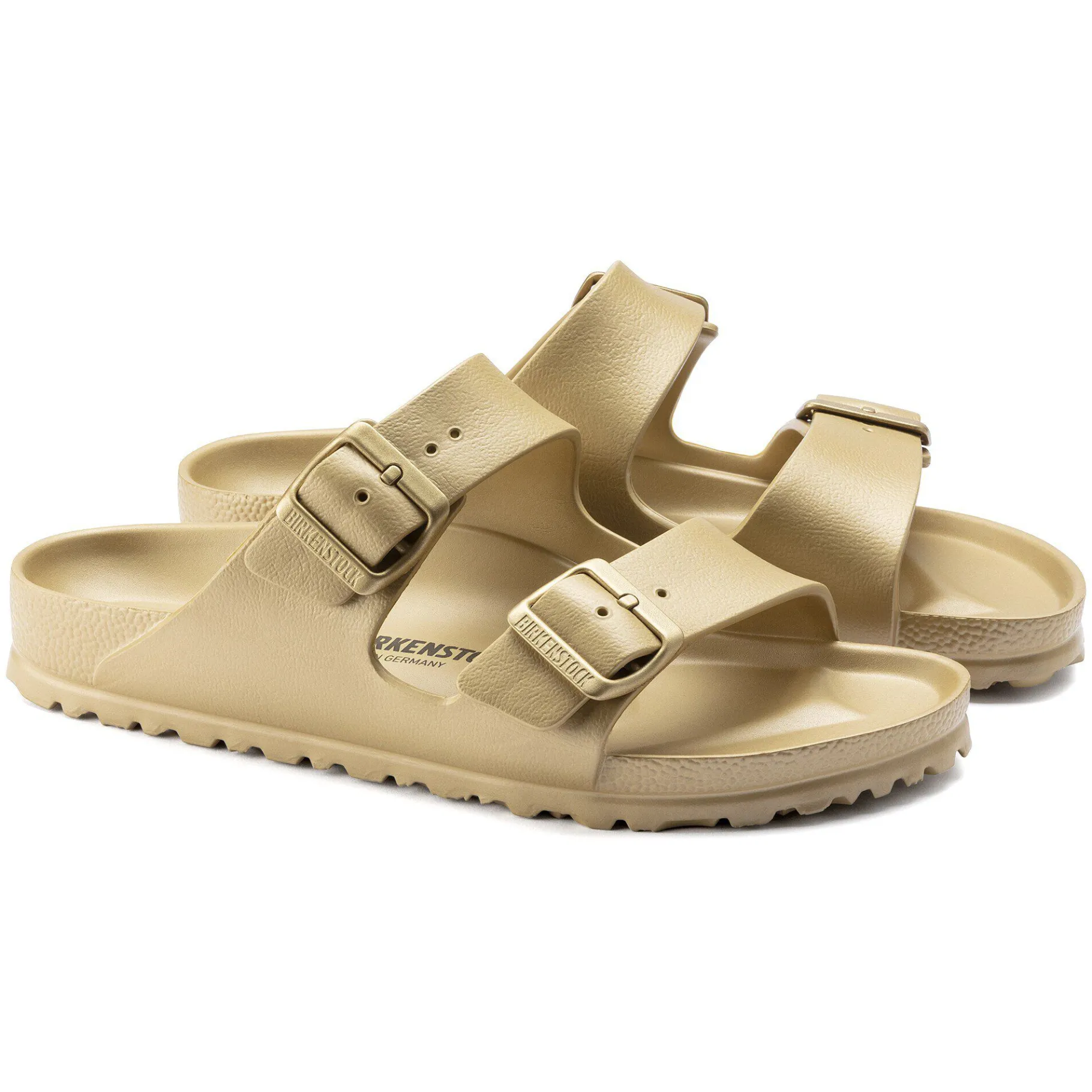 Shop Birkenstock Arizona Essentials Glamour Gold