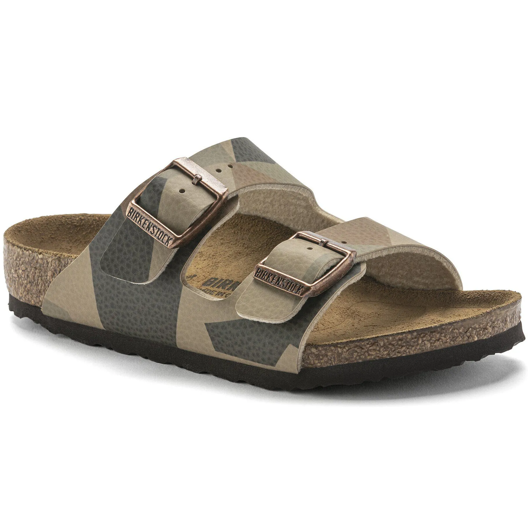 Clearance Birkenstock Arizona Kids Desert Soil Geo Camo Core