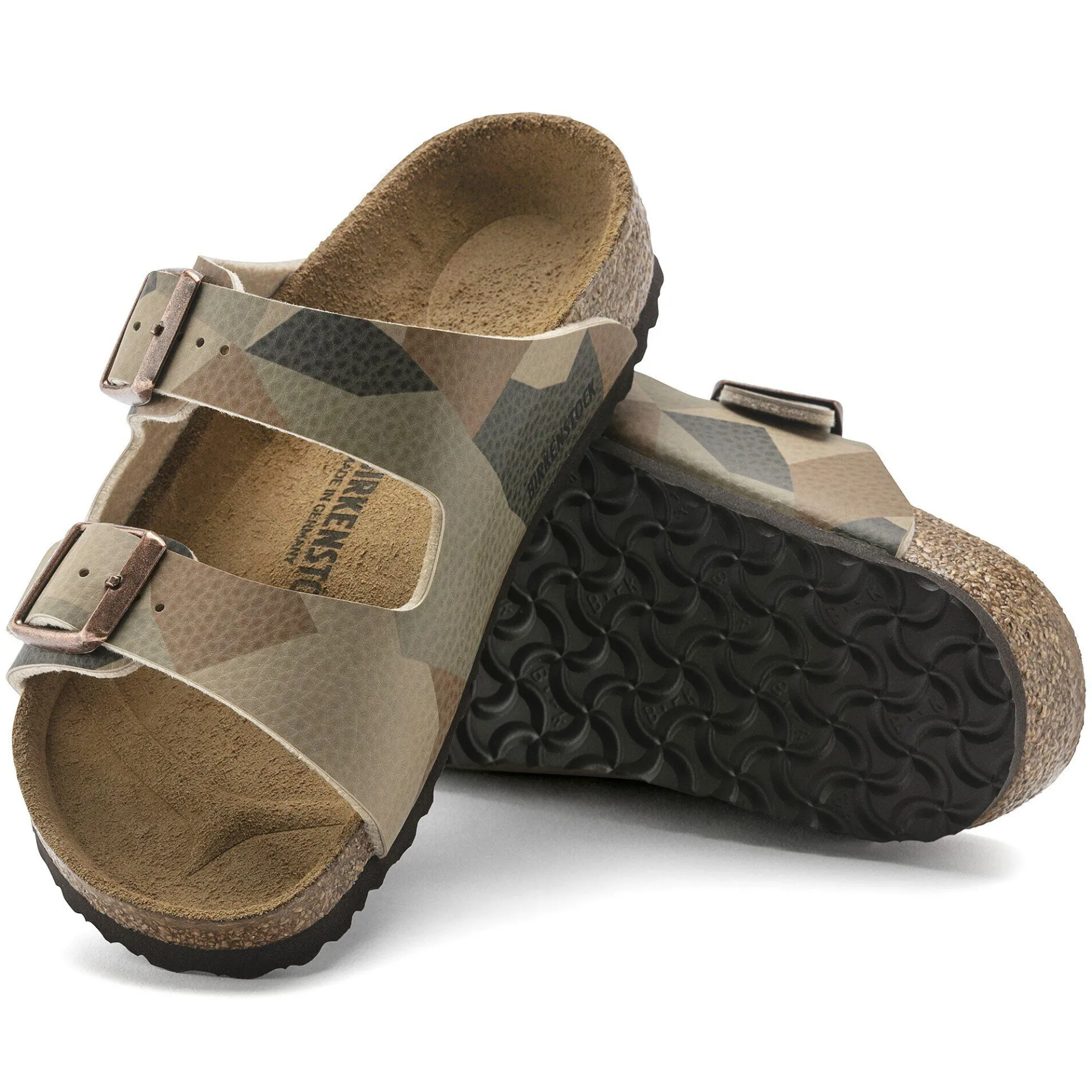 Clearance Birkenstock Arizona Kids Desert Soil Geo Camo Core