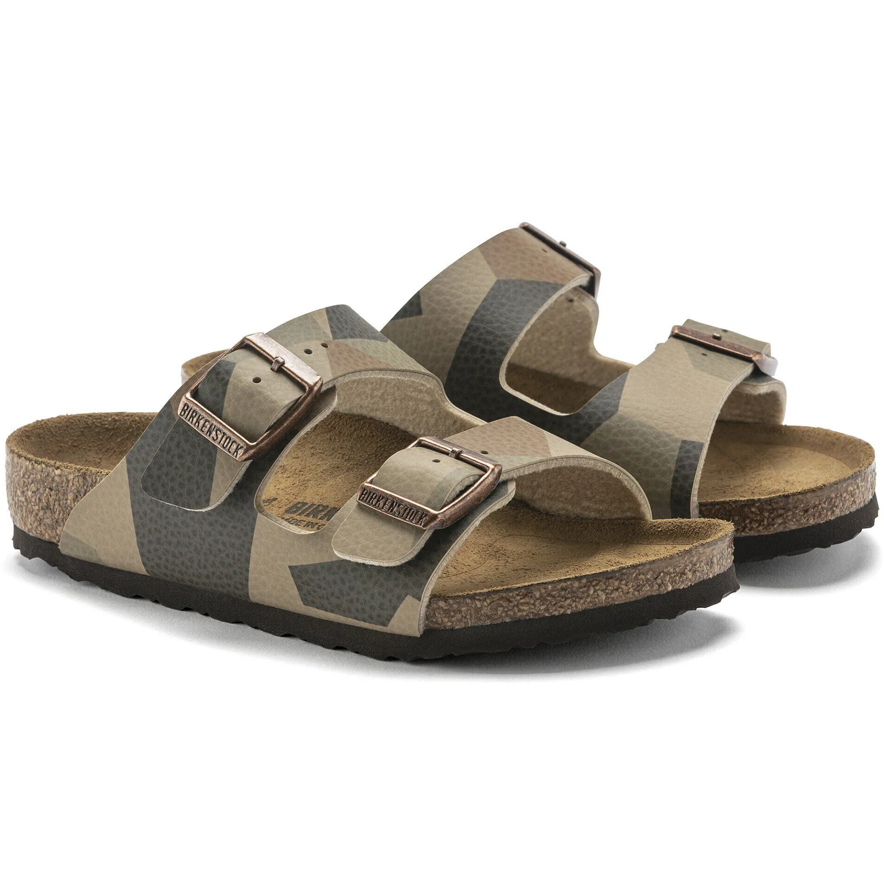Clearance Birkenstock Arizona Kids Desert Soil Geo Camo Core