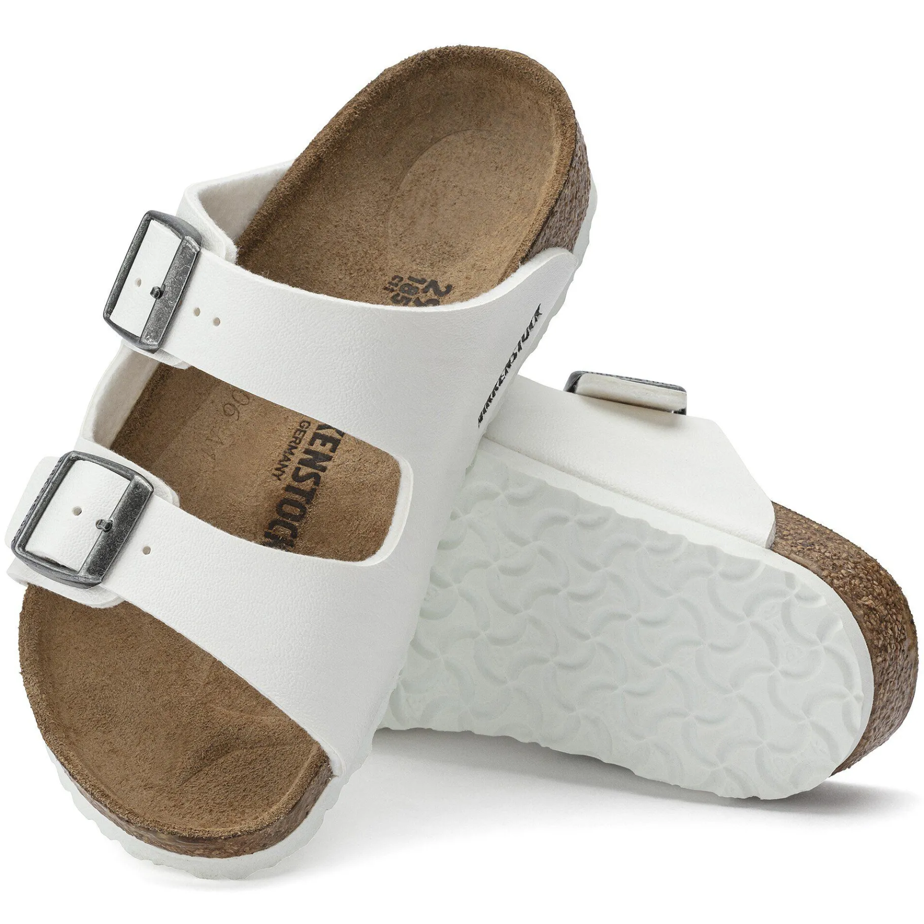 Outlet Birkenstock Arizona Kids White