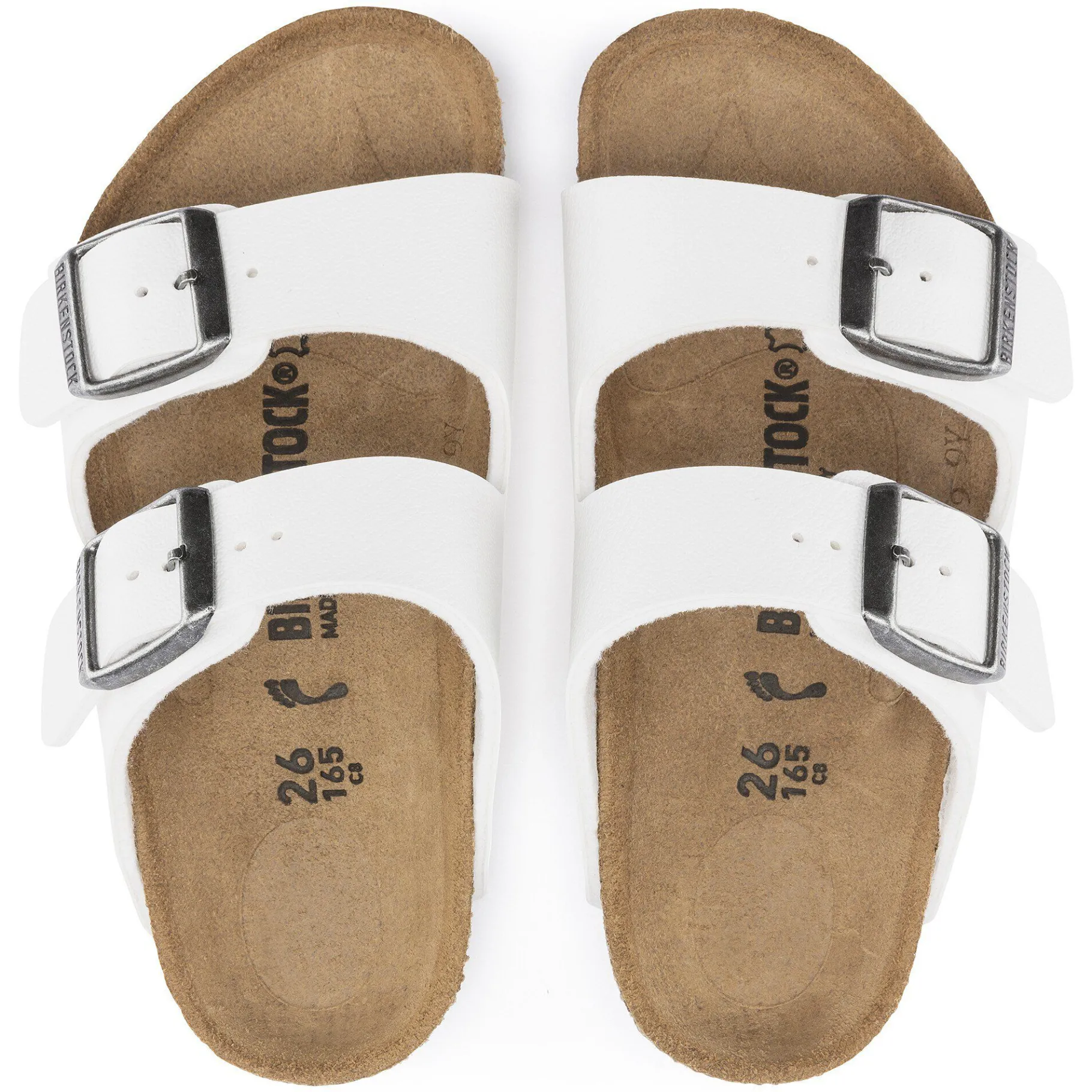 Outlet Birkenstock Arizona Kids White