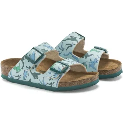 Hot Birkenstock Arizona Kids Big Dino Light Blue