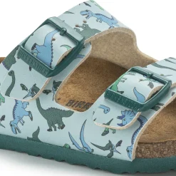 Hot Birkenstock Arizona Kids Big Dino Light Blue