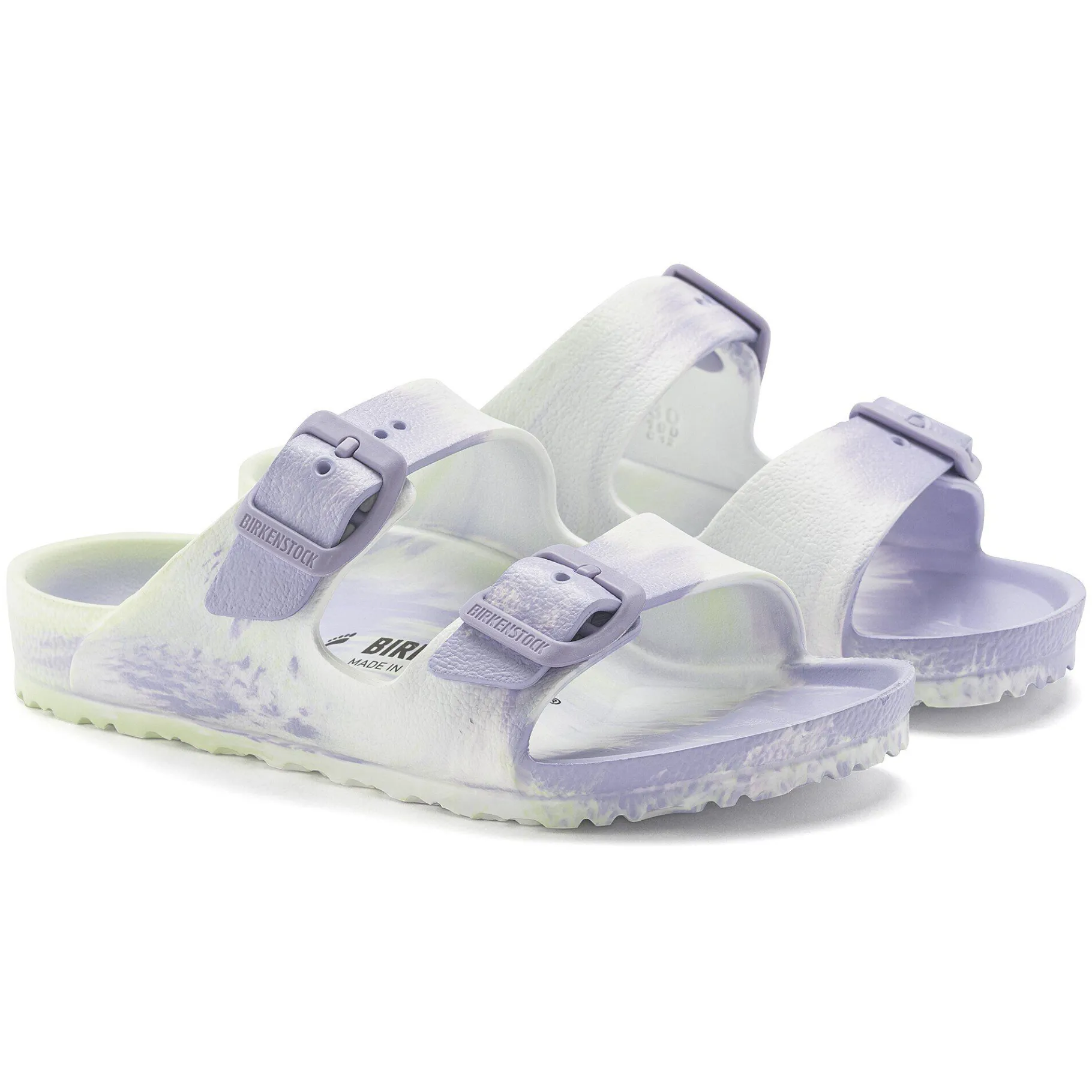 Fashion Birkenstock Arizona Kids Faded Lime Multi
