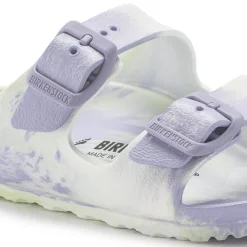 Fashion Birkenstock Arizona Kids Faded Lime Multi
