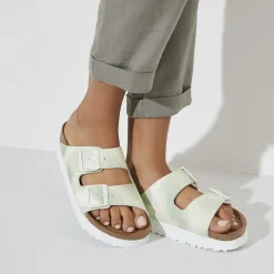 Fashion Birkenstock Arizona Platform Vegansk Watercolor Khaki