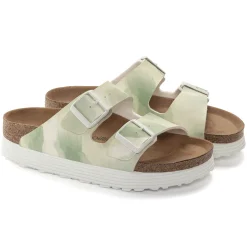 Fashion Birkenstock Arizona Platform Vegansk Watercolor Khaki