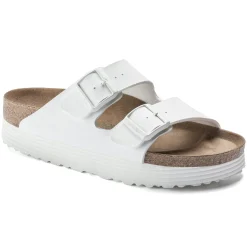 Shop Birkenstock Arizona Platform Vegansk White