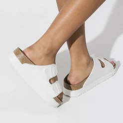 Shop Birkenstock Arizona Platform Vegansk White