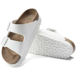 Shop Birkenstock Arizona Platform Vegansk White