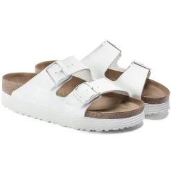 Shop Birkenstock Arizona Platform Vegansk White