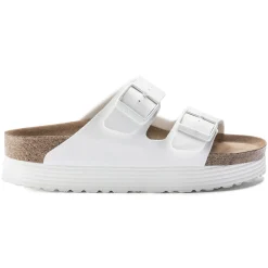 Shop Birkenstock Arizona Platform Vegansk White