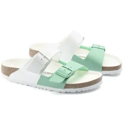 Online Birkenstock Arizona Split White/Bold Jade
