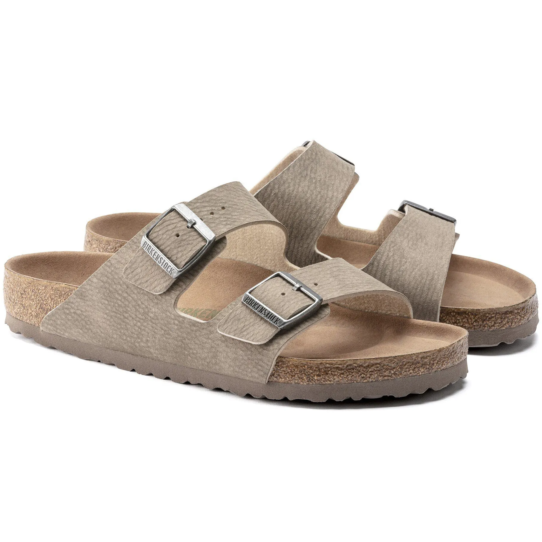 Discount Birkenstock Arizona Vegansk Desert Dust Gray Taupe