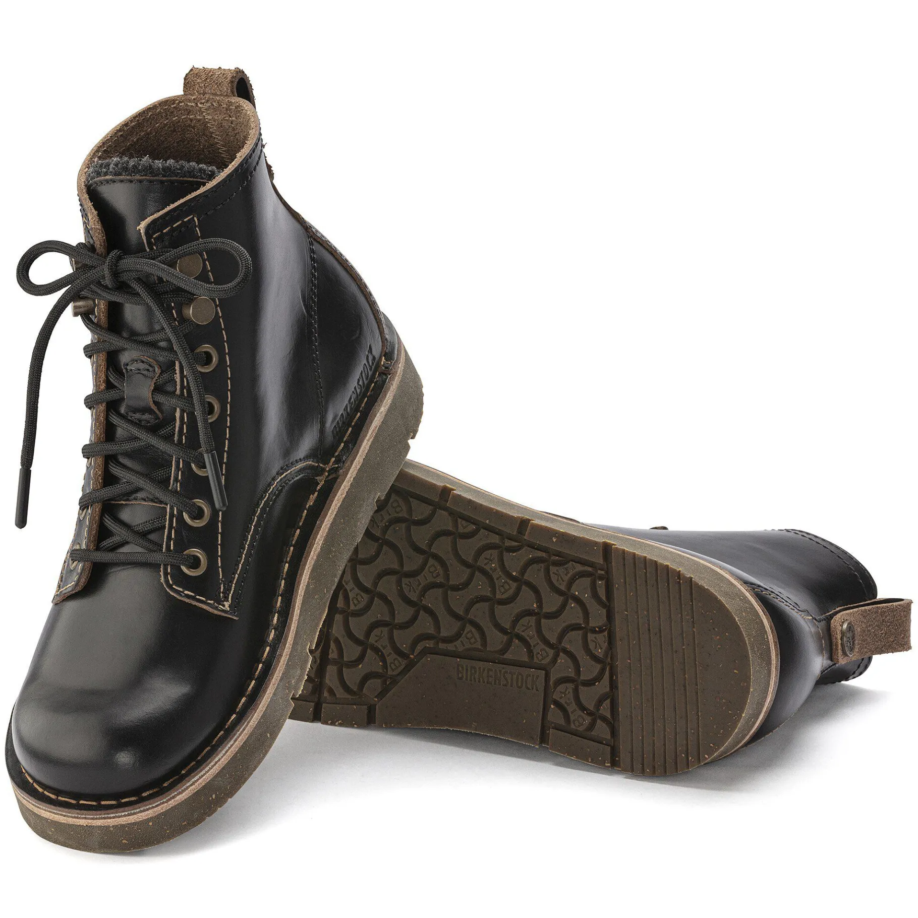 Discount Birkenstock Birmingham Lace Herrer Black