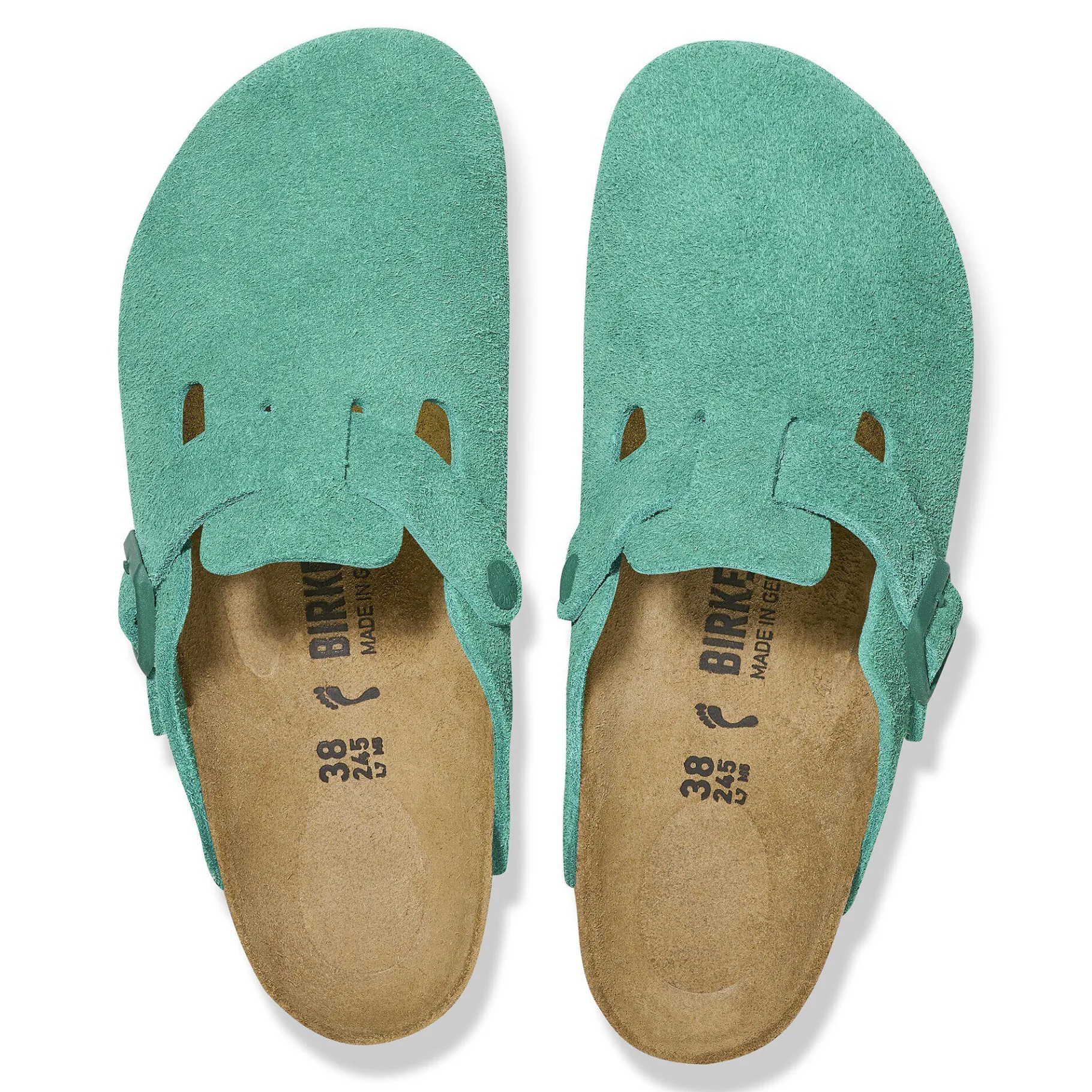 Clearance Birkenstock Boston Digital Green