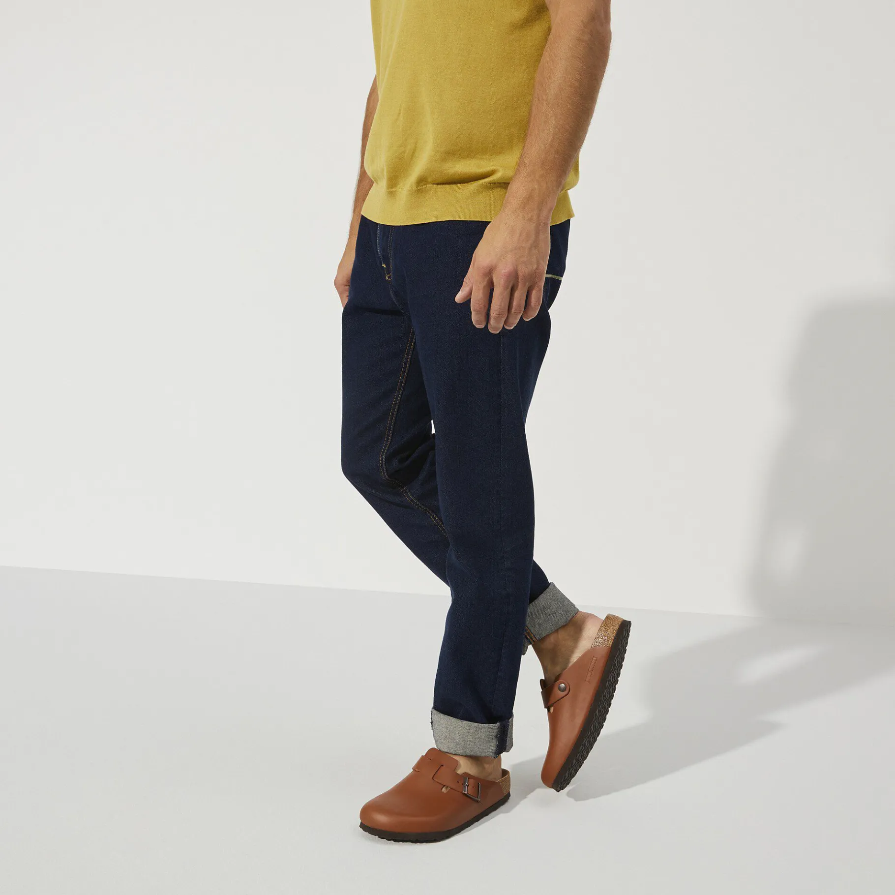 Fashion Birkenstock Boston Ginger Brown