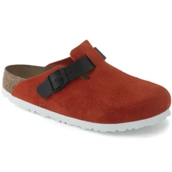 Cheap Birkenstock Boston Tomato/Black