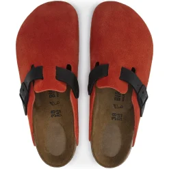 Cheap Birkenstock Boston Tomato/Black