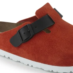 Cheap Birkenstock Boston Tomato/Black