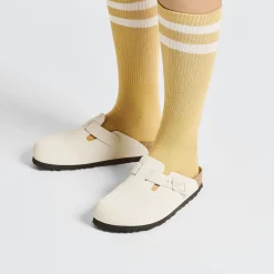 Flash Sale Birkenstock Boston Corduroy Antique White