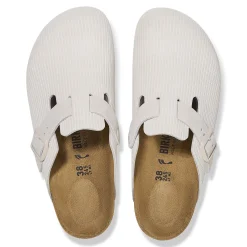 Flash Sale Birkenstock Boston Corduroy Antique White