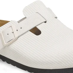 Flash Sale Birkenstock Boston Corduroy Antique White