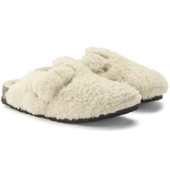 New Birkenstock Boston Big Buckle Eggshell