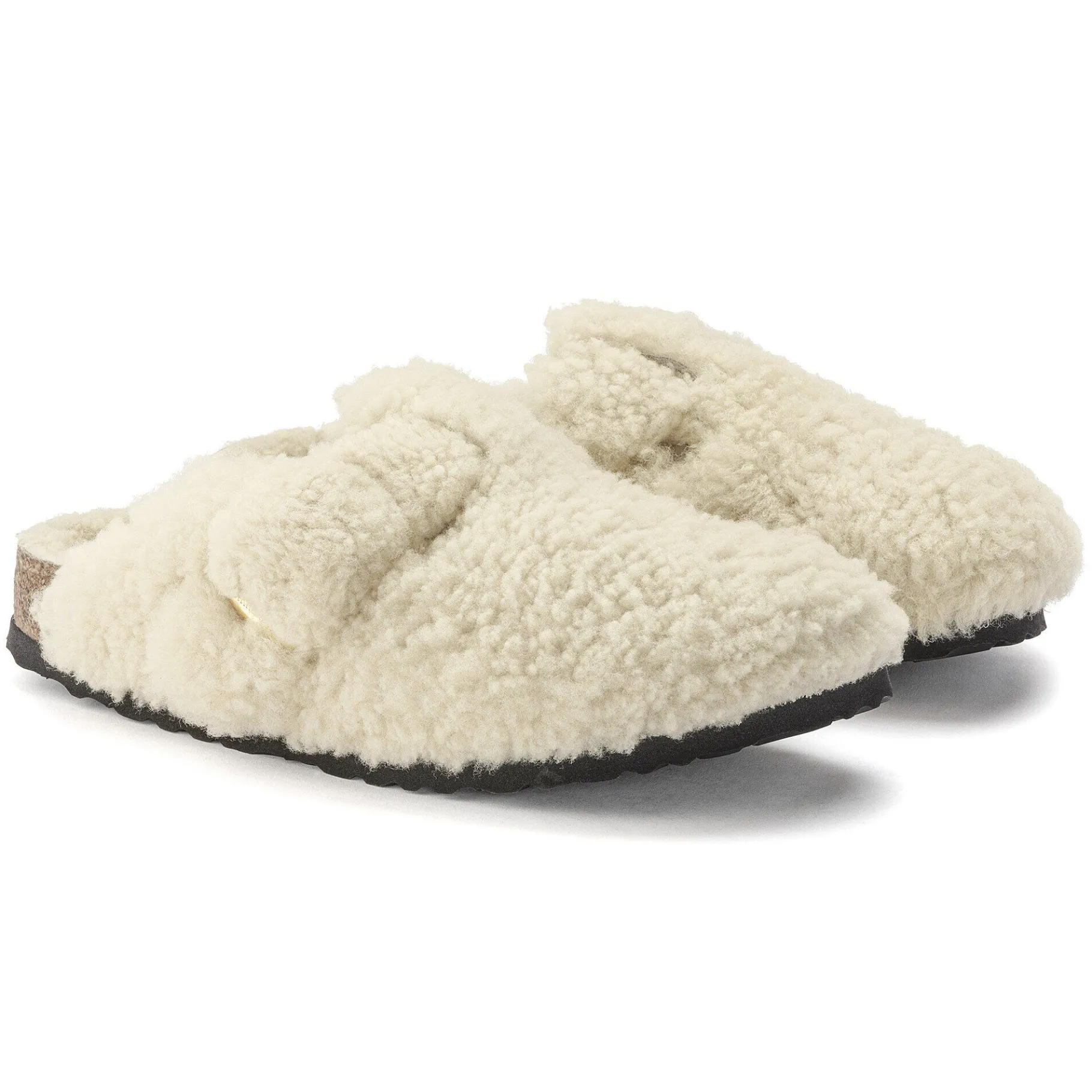 New Birkenstock Boston Big Buckle Eggshell