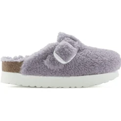 Online Birkenstock Boston Big Buckle Platform Purple Fog