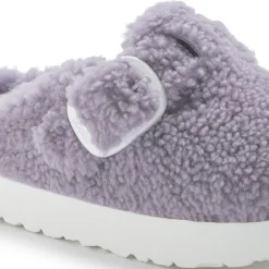 Online Birkenstock Boston Big Buckle Platform Purple Fog