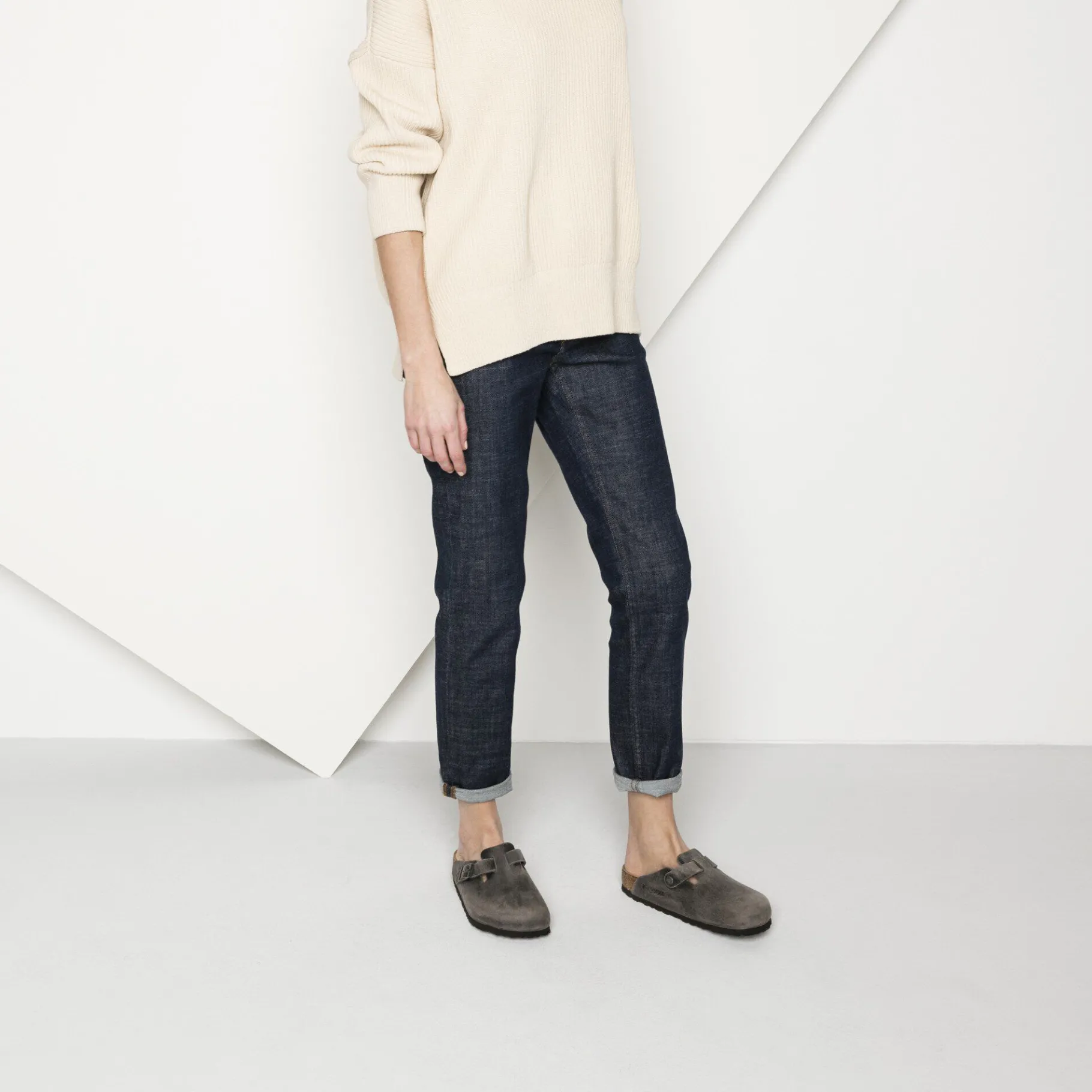 Discount Birkenstock Boston Blod Fodseng Iron