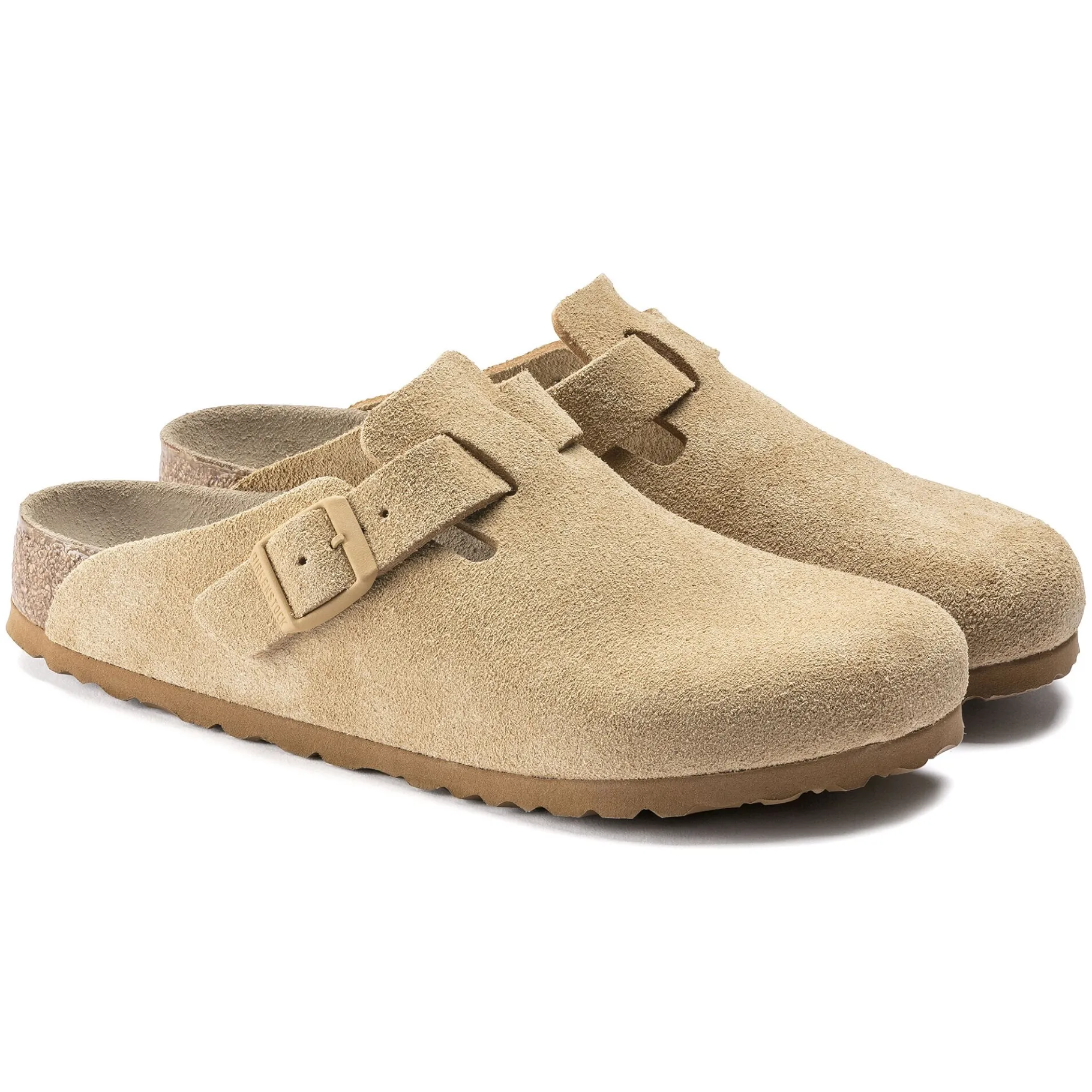 Hot Birkenstock Boston Blod Fodseng Latte Cream