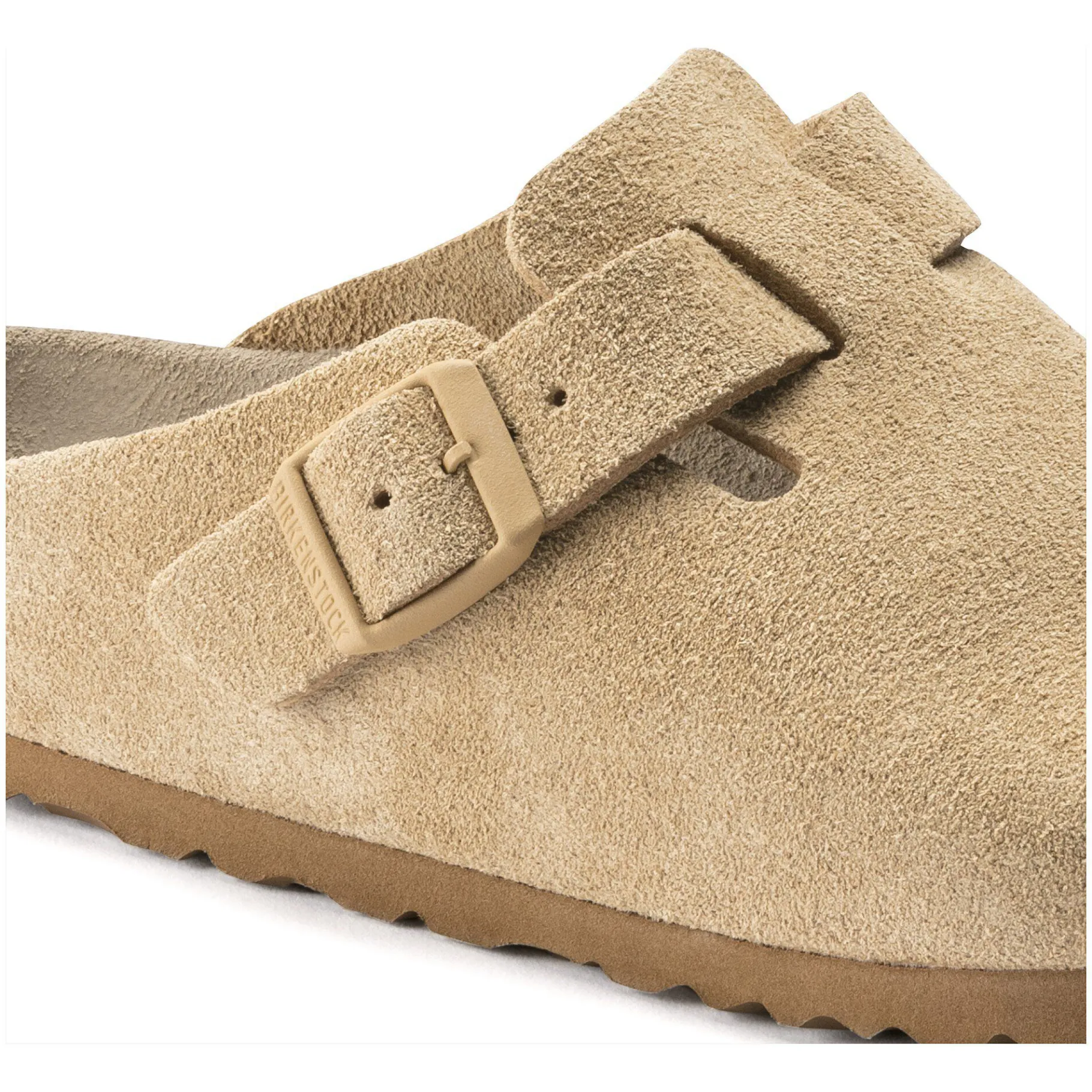 Hot Birkenstock Boston Blod Fodseng Latte Cream