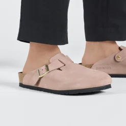 Sale Birkenstock Boston Blod Fodseng Light Rose