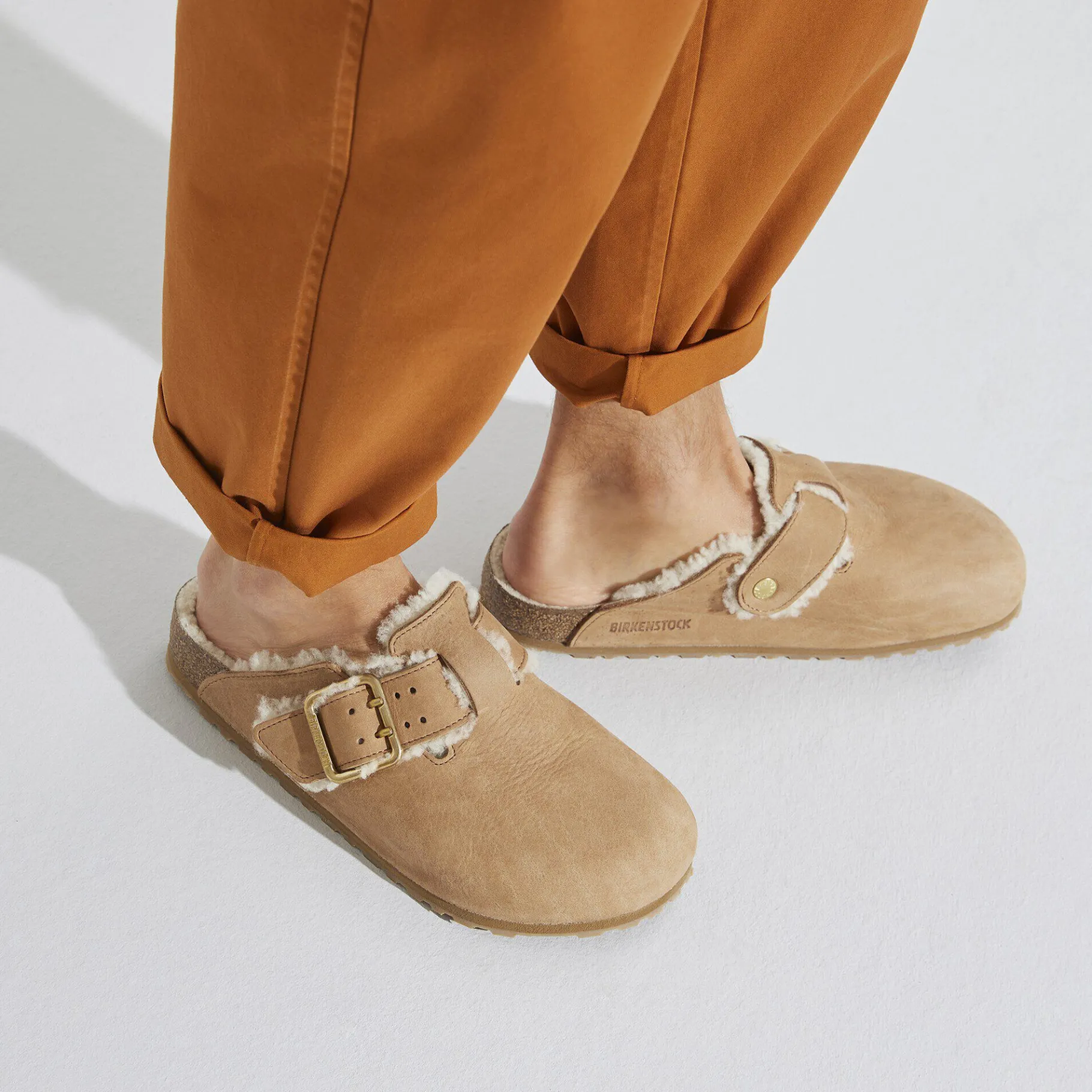 Best Birkenstock Boston Bold Shearling Cognac