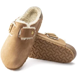 Best Birkenstock Boston Bold Shearling Cognac