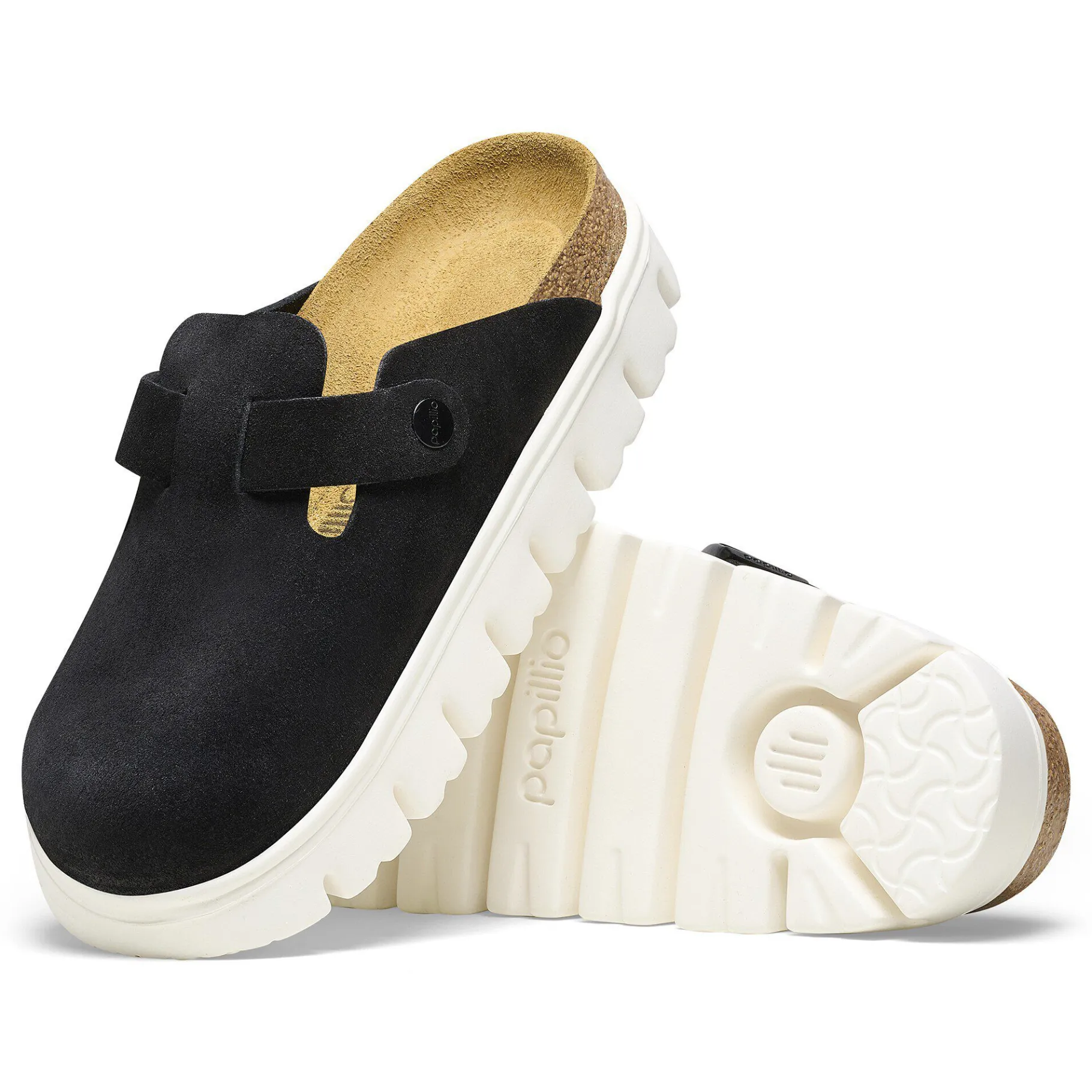 Outlet Birkenstock Boston Chunky Black
